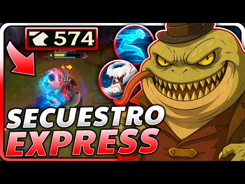 🤣¡RAPIDO! ¡USA al *SUPER TAHM KENCH* que SECUESTRA a LOS CAMPEONES ENEMIGOS y LES MATA LA TORRE!