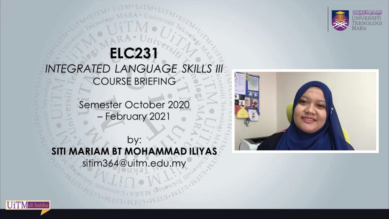 ELC231 - Course Briefing Video