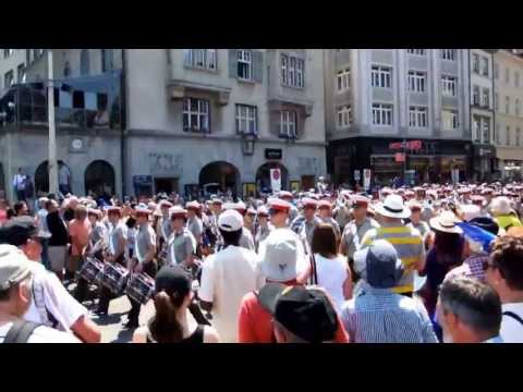 H.M. Royal Marines Band - Streetparade Basel, 27-07-2013