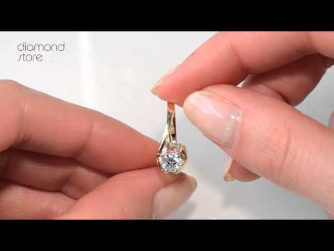 UT21-55JUY - Lovely Lauren 18K White Gold Diamond Engagement Ring 0.33CT-G-H/SI