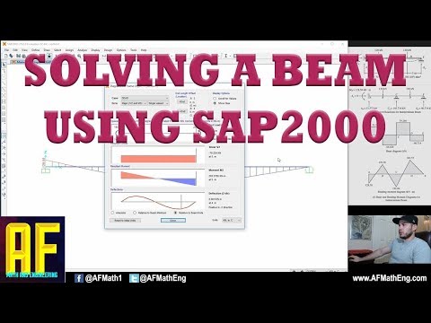 How to Solve a Beam in SAP2000 Tutorial - Powerful Tool For Getting 100% in Engineering Assignments!