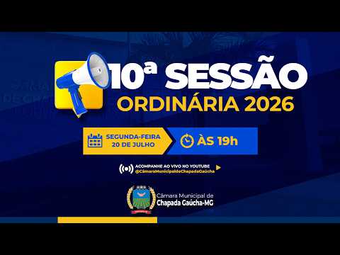 10ª Sessão Plenária Ordinária - 2026