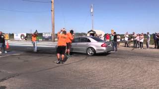 Mercedes-Benz E55 AMG Burnout Competition - DESTROYER OF WORLDS
