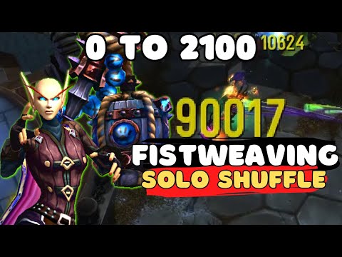 0 to 2100 FISTWEAVING MISTWEAVER MONK Solo Shuffle Montage | WoW Dragonflight PvP 10.0.5