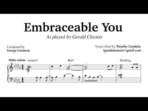 Gerald Clayton plays Embraceable You