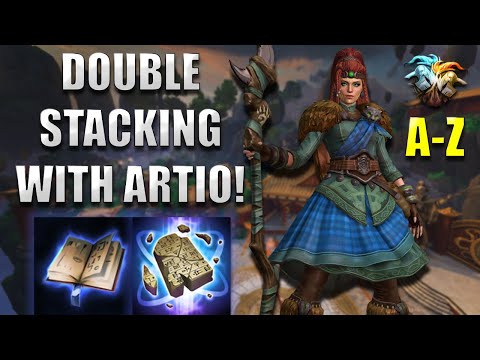 Double Stacking With Artio! - A-Z Series - Grandmasters Ranked Duel - SMITE