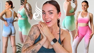 ryderwear ombre seamless try on haul - 4 months pregnant 💛