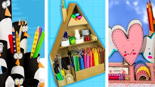 Back to School with Box | Easy DIY School Supplies Ideas from Cardboard and Paper