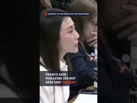 Frasco orders removal of her photos from tourism ads after Senate callout