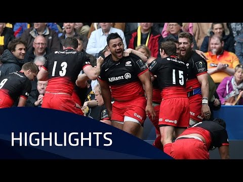 Saracens v Wasps (SF1) Highlights – 23.04.2016