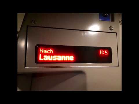 SBB Ansage Begrüssung im IC5 nach Lausanne