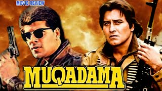 Muqadama 1996 Hindi Action Movie Review  Vinod Kha