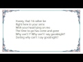 Kim Richey - Why Can't I Say Goodnight Lyrics
