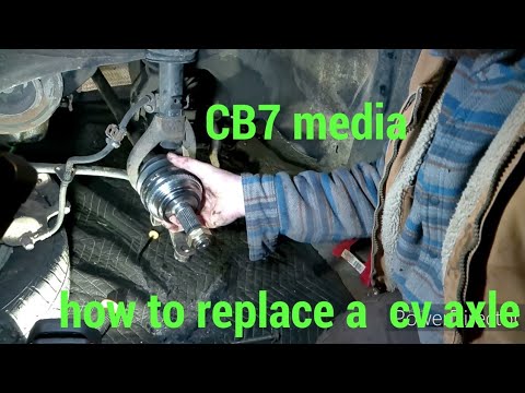 how to replace the CV axle on A 90 through 93 Honda Accord cb7 and cb9