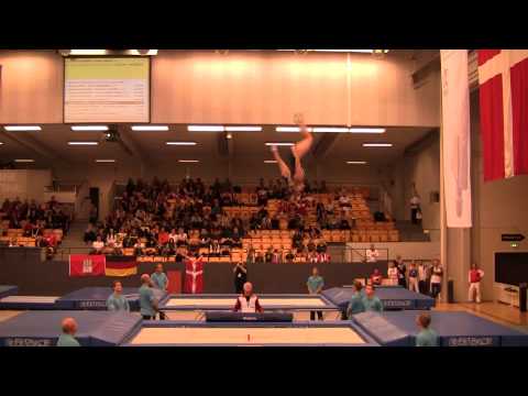 Rosie MacLennan/Samantha Sendel - Women's Synchro Final - Trampoline World Cup, Odense Denmark