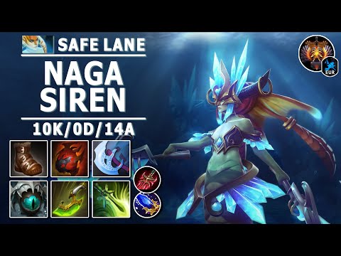 Naga Siren Safe Lane | 7.30d | PSG.LGD.y` Pro Naga Play | Dota 2 Immortal Gameplay