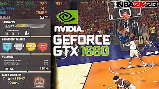 Nvidia GeForce GTX 1660 TEST IN NBA 2K23 MYCAREER GAMEPLAY | ULTRA SETTING | BENCHMARKING GAMEPLAY
