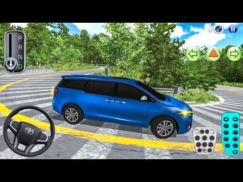 New Toyota Innova MPV Narrow Mountain Road Driving - 3D Driving Class - Car Game Android - GamePlay