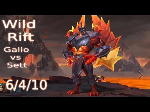 WILD RIFT Road To Master Galio vs Sett MID (full gameplay) Ep:1