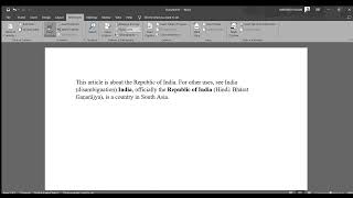 How To Add Footnote or Reference link in Word Document