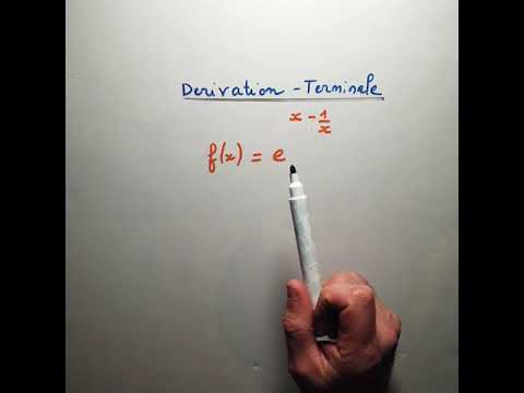 Comment dériver une fonction exponentielle composée? - Terminale