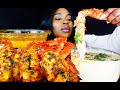 KING CRAB SEAFOOD BOIL MUKBANG SEAFOOD MUKBANG CHEESY ALFREDO SAUCE SEAFOOD BOIL ASMR EATING