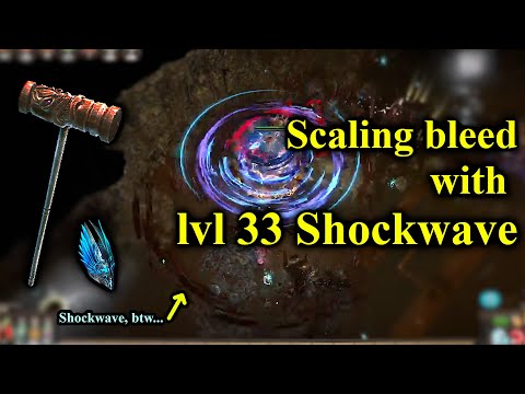 Level 33 Shockwave Bleediator. Is it worth it? - Path of Exile (3.20 Sanctum)
