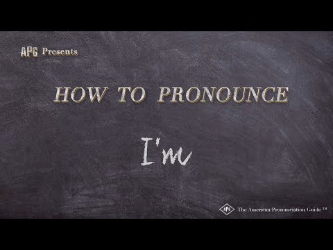 How to Pronounce I'm (Real Life Examples!)