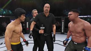 Bruce Lee vs. 🥊Mike Tyson (EA sports UFC 3) - CPU vs. CPU - Crazy UFC 👊🤪