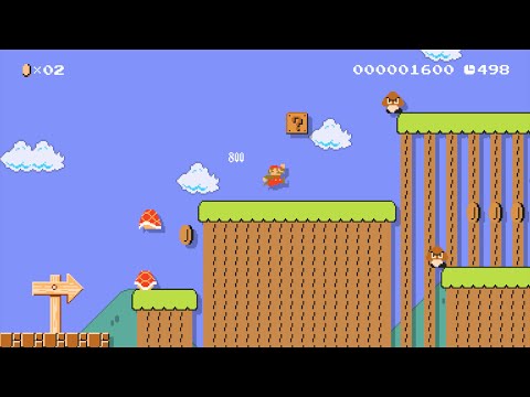 Super Mario Maker: Player Course "I love SMB 1-3" [1080 HD]