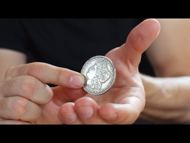 Vídeo relacionado con Tiardey 2 Piezas Moneda De Mago Desaparecer Dispositivo De Desaparición De Monedas Hilo Transparente Trucos De Magia Accesorio De Magia Truco De Magia Real con Manos Vacías