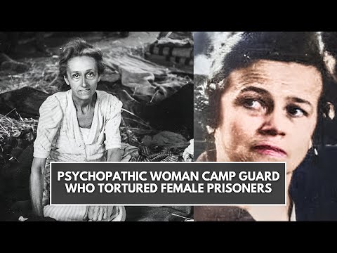 Execution of a Psychopathic Nazi woman who punished prisoners in winter