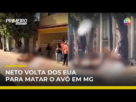 MG: jovem diz que voltou dos EUA para vingar a mãe e mata o próprio avô a facadas | #PrimeiroImpacto