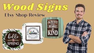Wood Signs Etsy Shop Review | Selling on Etsy | Etsy Selling Tips | How to Sell on Etsy