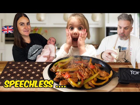 Brits Try Chicken Fajitas for the first time | I Was Speechless !