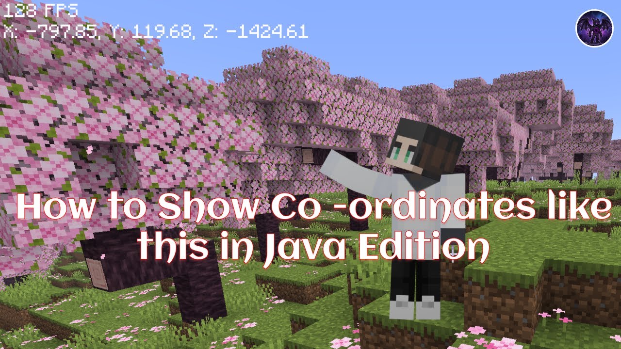 How to Show Coordinates in Minecraft Java | Bedrock Style Coordinates Mod Tutorial #minecraft