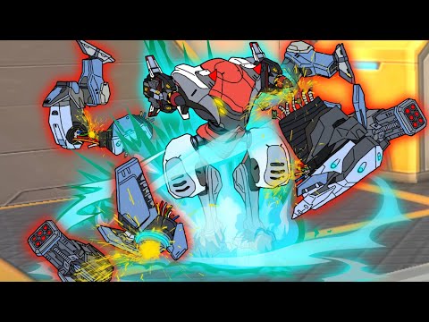 Javelin Rack 8 TENGU , Mech Arena funny video