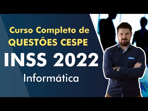 Curso Completo de Questões CESPE - INSS 2022 - Informática - AlfaCon