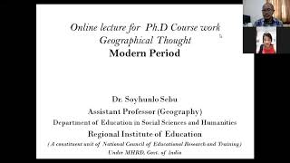 Geographical Thought Modern Period