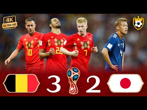 Belgium and Hazard shock Japan with historic comeback in epic match 🤯⚡💥 ❯ Belgium (3-2) Japan ● 4K 🎬