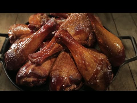 How To Make Smoked Turkey Ham | Smoked Turkey Ham Recipe | Steven Raichlen | Bradley Smoker
