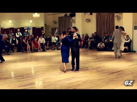  Javier Rodriguez  and  Moira Castellano  are  dancing  to  a  tango  by  Ángel D'Agostino  at  Guangzhou International Tango Festival  in  2019