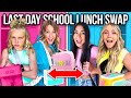 LAST DAY of SCHOOL LUNCH! *10 KiDS SWAP DIETS!*