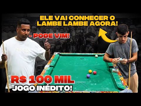 R$ 100 MIL REAIS - MAYCON DE TEIXEIRA X LAMBE LAMBE - O SALÃO PAROU🔥🤑