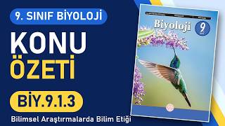BİY.9.1.3. Bilimsel araştırmaların bilim etiğine uygunluğu ile ilgili bilgi topl