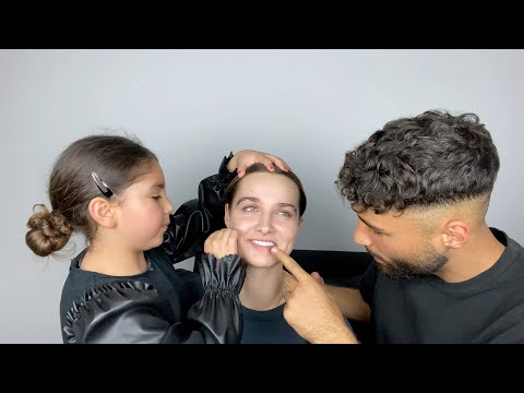 NADER AND MILA DO LOUISA'S MAKEUP 😱💄 | Nader Louisa
