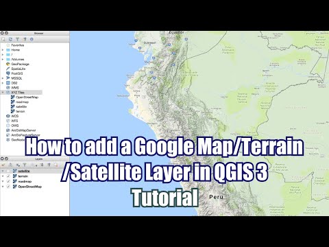 How to add a Google Map/Terrain/Satellite Layer in QGIS 3 - Tutorial &mdash; Hatari Labs