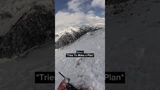 Woman Caught In An Avalanche 😳