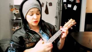 Are You There Margaret? It's Me God The Lawrence Arms Ukulele Cover by Amanda Kathleen