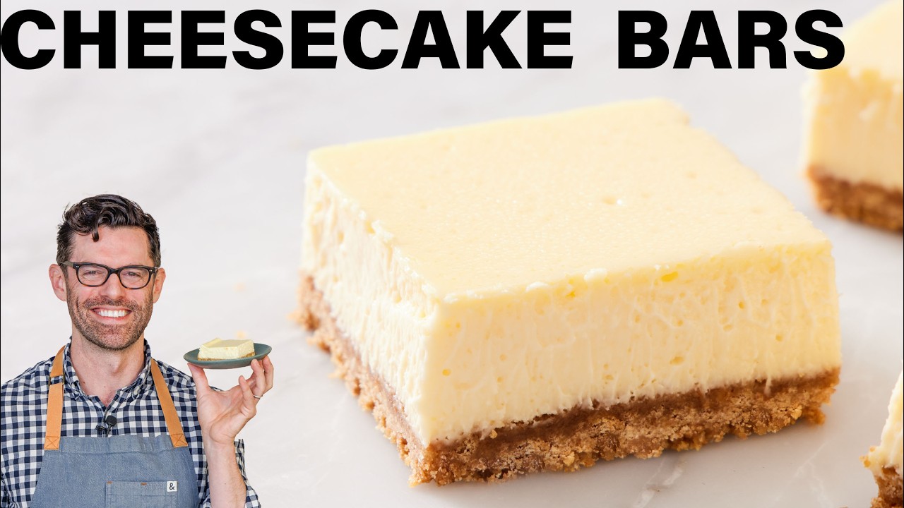 Easy Cheesecake Bars Recipe